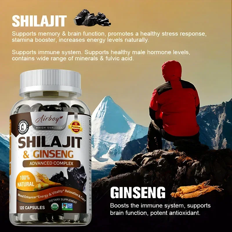 Shilajit & Ginseng - Energy &  - огляд і ціна Pre Workout Supplement