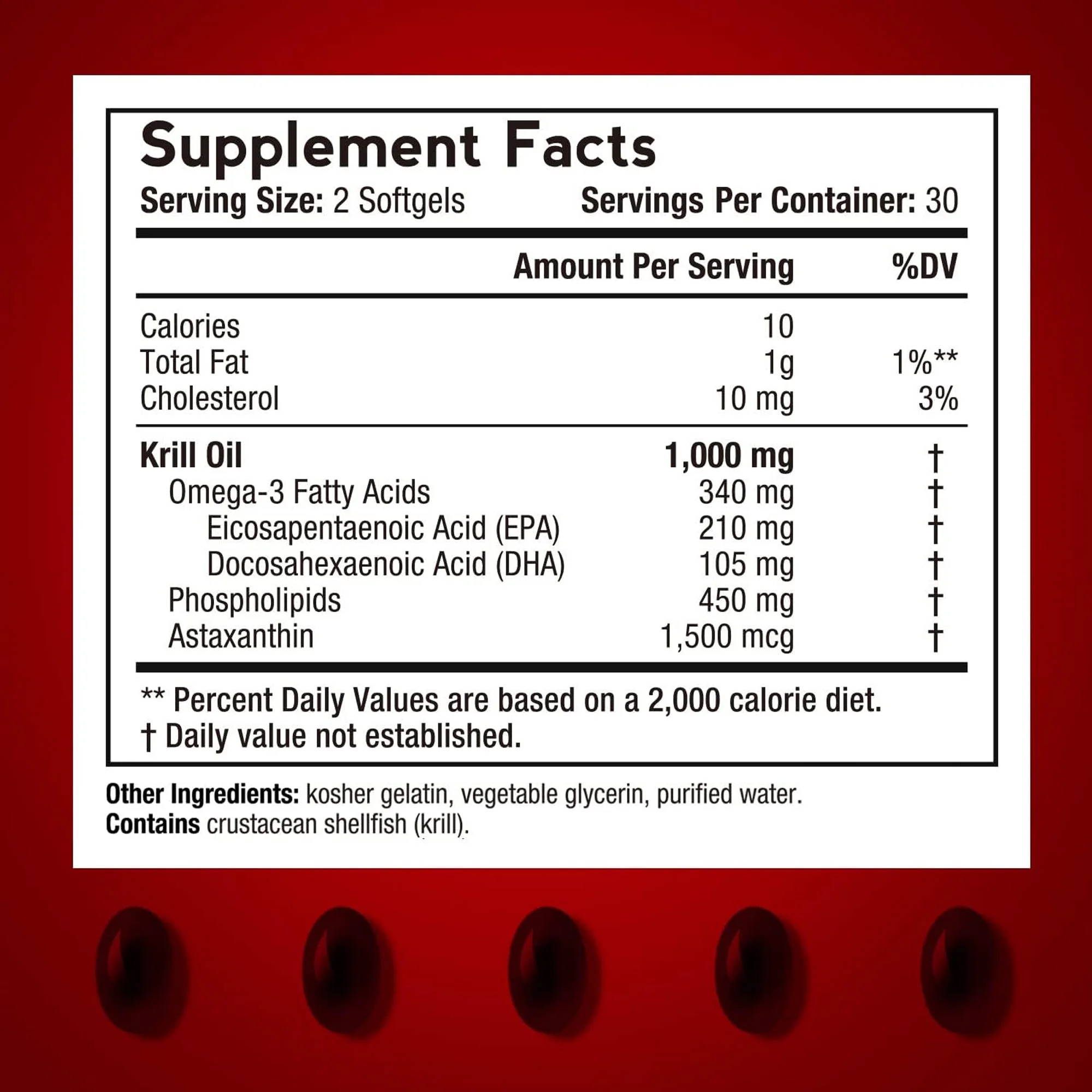 Antarctic Krill Oil Supplement - огляд і ціна Krill Oil Supplement
