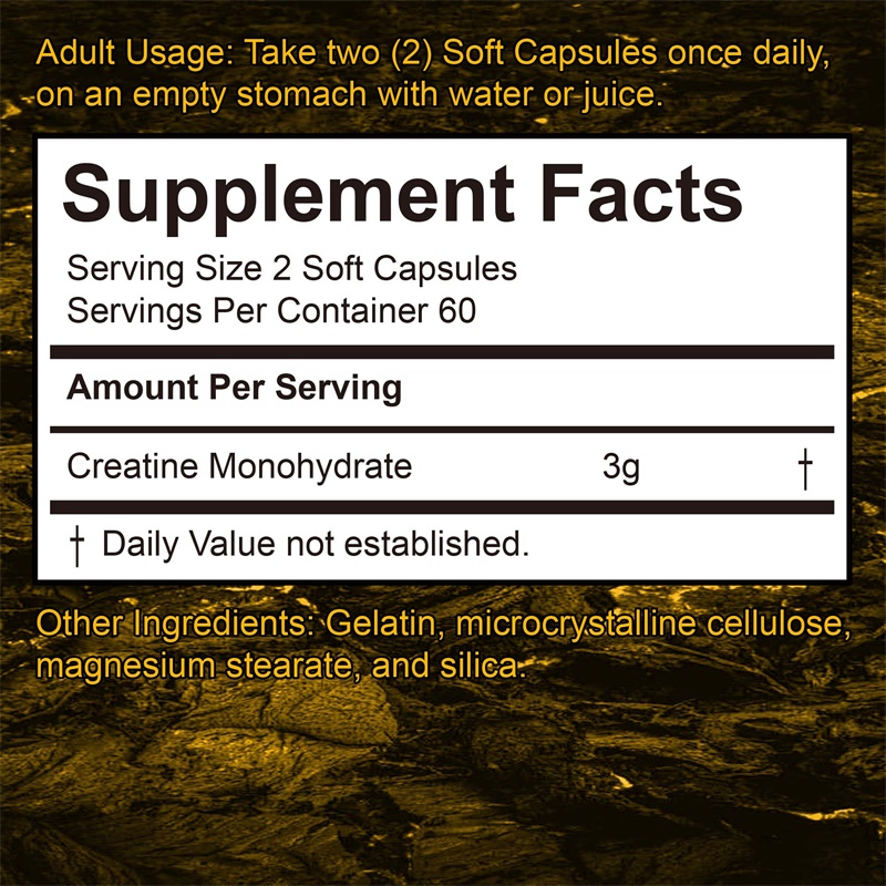 Creatine Monohydrate Capsules  - огляд і ціна Pre Workout Supplement