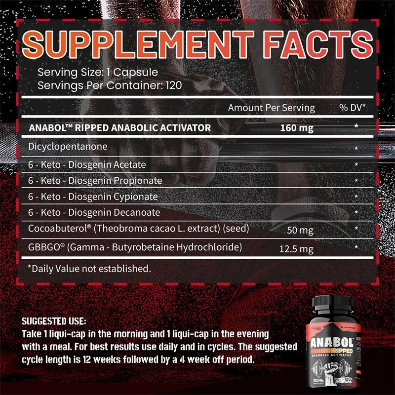 Muscle Builder Capsules - Help - огляд і ціна Pre Workout Supplement