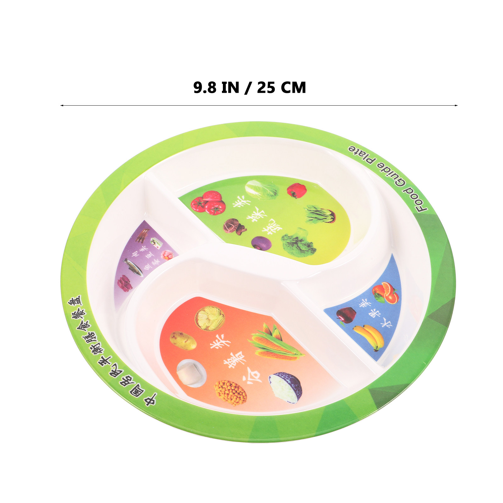 4 Section Balanced Diet Plate  - огляд і ціна Nutrition & Fitness Hub