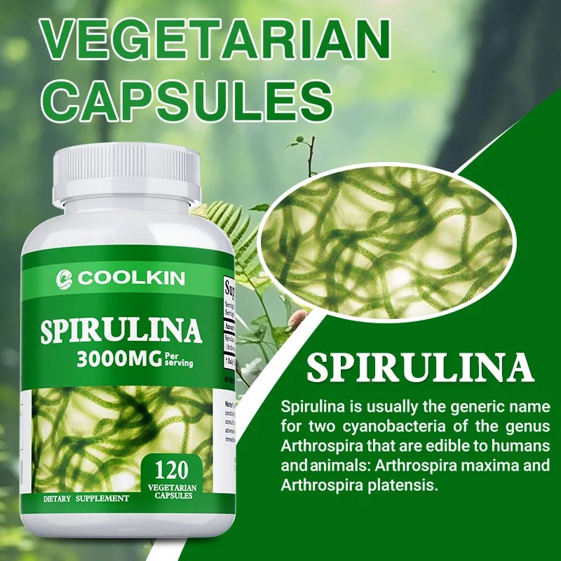 Spirulina Capsules - Detox, En - огляд і ціна Nutrition & Fitness Hub
